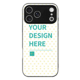Custom Phone Glass Case for Apple IPhone 17 Series Personalized Photo Tempered Glass Phone Case