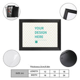 Custom canvas print, black frame. Your design on canvas, personalized wall art. Perfect gift.