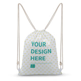 Custom Drawstring Backpacks Personalized Bag with Logo Text Great for Travelling Gym