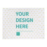 Custom photo puzzle with 'Your Design Here' text; Personalized jigsaw puzzle for adults, women, men, and kids.