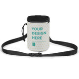 Personalized dog treat bag with custom design option, Oxford cloth material