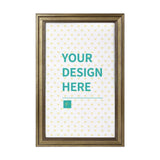 Custom framed canvas print with your design, gold frame, personalized wall art, 'YOUR DESIGN HERE', MyArtsyGift