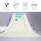 Custom beach towel with heart design for swimming. Personalized photo bath towel, made of polyester material.