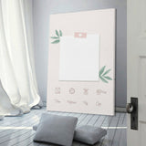 Customizable wall art canvas, perfect for note-taking, with options for daily Dia, Horas, Kg, Cm; personalized design
