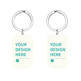 Custom Metal Keychain Customizable Special Text, Date, and Name