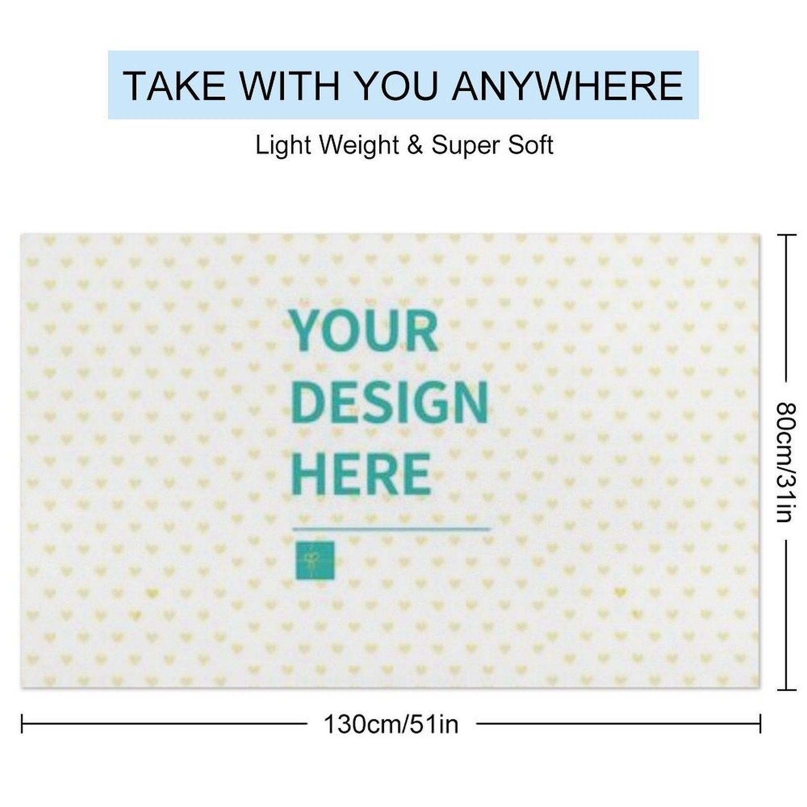 Customizable beach towel, featuring your design, light weight, and perfect for travel or beach use. Available at MyArtsyGift.