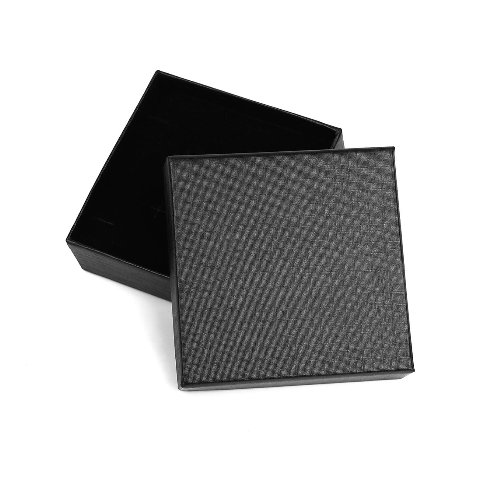 Black textured jewelry gift box, perfect for unicorn necklace or other gifts for girls