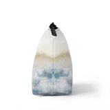 Girls' wristlet bag with watercolor design, 300D polyester, women's makeup bag