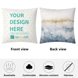 MyArtsyGift double-sided pillow cover with custom design; comfortable, washable, and durable.