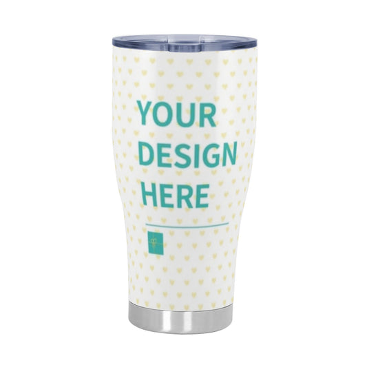 Personalized 30oz Stainless Steel Tumbler with custom design, perfect gift for men and women