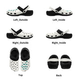 Personalized winter clogs with fleece lining, customizable design for men and women. Waterproof and warm slipper.