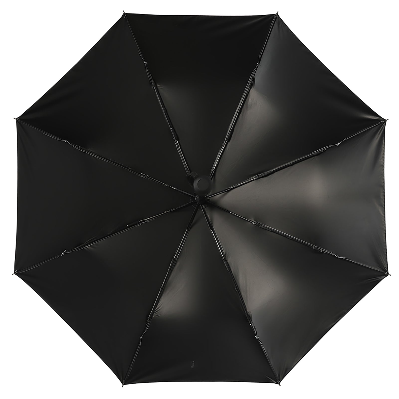 Black automatic umbrella, UV resistant, 3-fold design. Perfect gift for men and women from MyArtsyGift