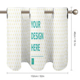 Custom Valance Curtain with heart pattern, Your Design Here, for Kitchen, Living or Dining Room