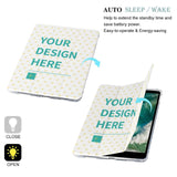 Custom iPad case with personalized design, auto sleep/wake function. MyArtsyGift - Protective cover for iPads.
