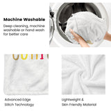 Cute Lion baby flannel blanket, machine washable, lightweight and skin friendly, perfect for kids and toddlers