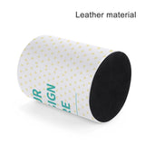 Custom desk pen holder with heart pattern, leather material, and stylish design for office use