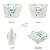 Tote Bag Large Handles Beach Bag with Zipper for Shopping Groceries Travel Outdoors Swim Pool Bag