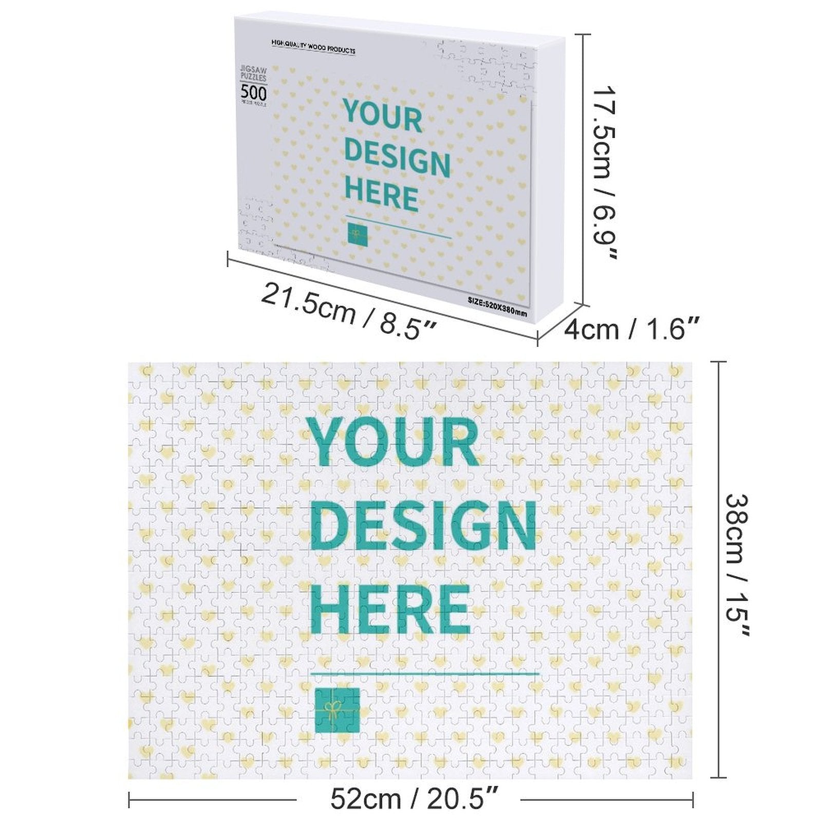 Personalized photo puzzle: Design your own custom jigsaw puzzle. Perfect gift for adults, women, men, and kids.