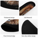 Round mouse pad with lion mosaic art, non-slip base, soft material, and fine edge. Ideal for office and home.