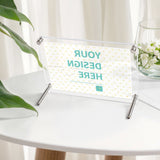 MyArtsyGift - Custom Acrylic Puzzle Photo Frame Customized Jigsaw Puzzles from Picture Personalized Desktop Clear Photo Frame for Family Weddings Lovers Friends Pet Gifts