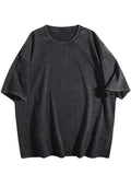 Custom 230g Washed Cotton T-Shirt - Back Print - Ships from Canada