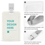 Custom ID badge holder with customizable design and heart pattern. Perfect for office, teacher, and student use.