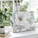 Beauty Bouquet Canvas Print - White floral art for wall decor. Made in USA.