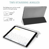 iPad case with two standing angles for viewing and typing, protective tablet cover with pen slot, MyArtsyGift