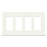 Custom light switch plate cover with yellow heart pattern for home decor, made of PC panel