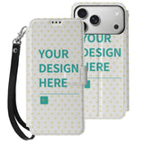 Personalized Photo PU Leather Phone Case for IPhine 17 Personalized Flip Phone Cover