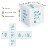 Personalized 3D Photo Puzzle Cube - Customizable Rubik's Cube with YOUR DESIGN HERE text, made of safe ABS plastic