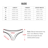 MyArtsyGift - Custom Women's Mesh Erotic Thong Sexy Panties Personalized Underwear Low Waist