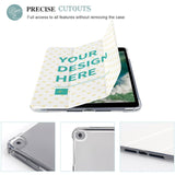 Customizable iPad case with pen slot, protective cover, and personalized design for iPad