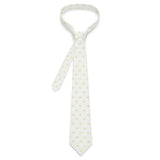 Heart-patterned men's tie. Stylish business or work accessory, ideal gift for dad, husband, or boyfriend.