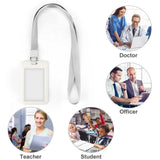 Custom ID badge holder with heart pattern, perfect for office, teacher, and student use.