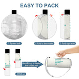 Step-by-step guide to pack the waterproof foldable picnic mat; foldable and easy to carry with personalized design