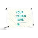 MyArtsyGift - Custom Acrylic Puzzle Photo Frame Customized Jigsaw Puzzles from Picture Personalized Desktop Clear Photo Frame for Family Weddings Lovers Friends Pet Gifts