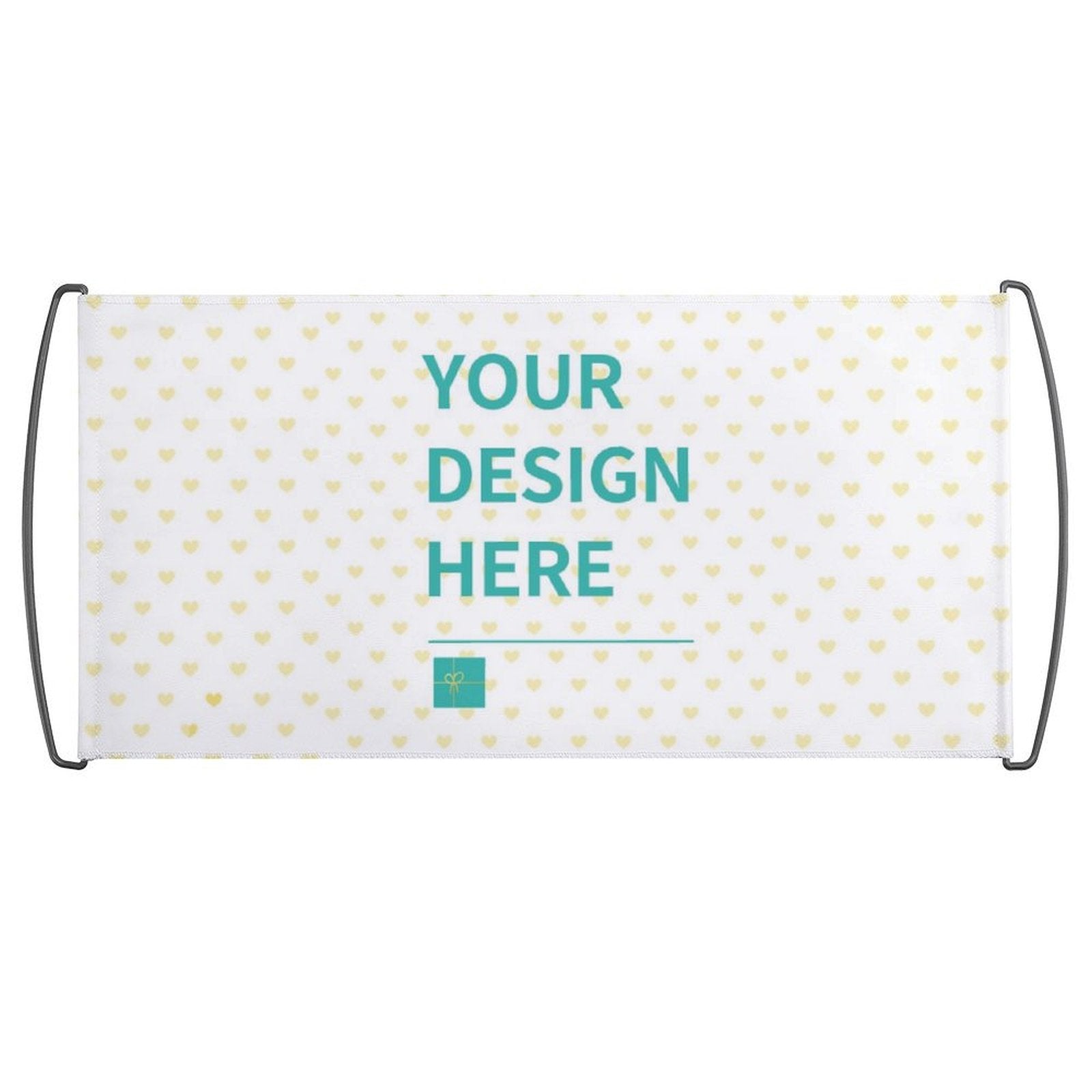 Custom hand waving flag with your design, small mini flag