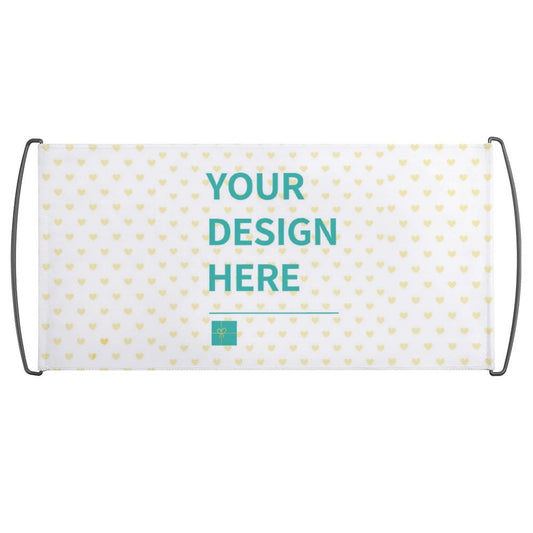 Custom hand waving flag with your design, small mini flag