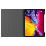 Gray iPad case with auto sleep/wake function, holds iPad Air/Pro with pencil slot. Shows time 9:41 AM.