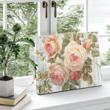 Vintage Roses Canvas Print on Driftwood, Floral wall art, Home decor, Made in USA