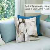 Abstract art throw pillow cover, soft and skin-friendly for living room sofa. Luxury decorative pillow.