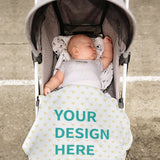 Personalized Soft Plush Kids Blanket for Boys Girls, Custom Throw Blanket for Nursery
