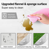 Waterproof picnic mat, easy cleaning, machine washable, and suitable for beach and outdoor use.
