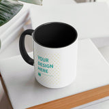 MyArtsyGift - Custom White Ceramic Mug, Personalized Inner Color Mug Customized Gift, Made in USA
