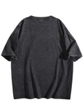 Custom 230g Washed Cotton T-Shirt - Front Print - Ships from Canada