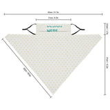 Custom neck gaiter with ear loops, heart pattern. Provides sun and dust protection for men and women.