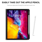 iPad case with Apple Pencil slot, easy access design, suitable for iPad Air/Pro, protective cover