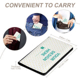 Customizable PU passport holder, convenient to carry, personalized travel gift for women and men with 'YOUR DESIGN HERE' text