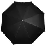 Black custom 3-fold auto umbrella, UV resistant and perfect gift for men and women